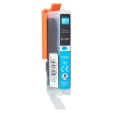 Cartus Compatibil Canon CLI-551C Cyan pentru Imprimante PIXMA