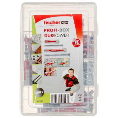 Diblu nylon universal DUOPOWER, fischer, PROFI BOX short/long + holsurub 75 buc foto