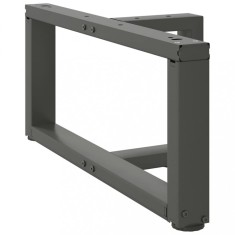 vidaXL Picioare pentru măsuță de cafea &icirc;n formă de T, 2 buc., antracit, 60x25x(30-31) cm, oțel 4013014
