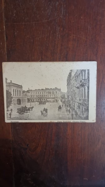 Carte Postala - Bucuresti. Piata Teatrului