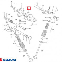 Ax cu came original Suzuki DR 350 (model R-S-T) (94-96) - DR 350 (97-99) - 4T LC 350cc