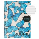 Caiet Studențesc dictando cu Spirala, A4, 2 Subiecte, 60 File, Multicolor, Oem
