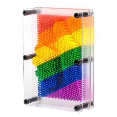 Pin art curcubeu foto