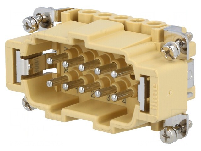 Conector HDC tată 10 PIN 16A 500V