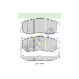 Set placute frana Icer 181798, parte montare : Punte Fata