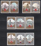 URSS 1980 - J. O. Moscova - &quot;Turismul &icirc;n jurul Inelului de Aur&quot;, 3 Serii, MNH, Nestampilat