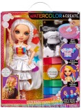Mga Entertainment Rainbow High Watercolor &amp; Create Fashion Doll, Brown Eyes (507598)