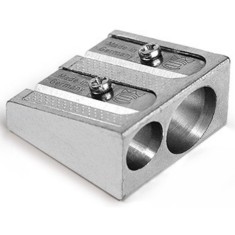 Ascutitoare de creion din metal cu 2 gauri (20 buc/display)