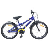 vidaXL Bicicletă pentru Copii 24 Inci pentru 8-12 ani Albastru Negru 42009406