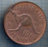 AX 922 MONEDA- AUSTRALIA - 1 PENNY -ANUL 1962 -STAREA CARE SE VEDE