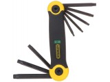 Stanley 2-69-266 Set 8 Chei Torx pliabile in carcasa T9/10/15/20/25/27/30/40 ProAdvanced PowerfulTools