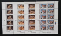 NAMIBIA--PISICI SALBATICE.- 10 serii in 4 coli mici-MNH**NAM 01B