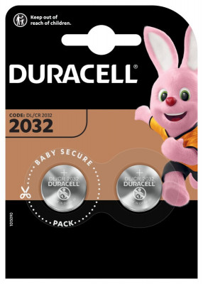 Baterie Duracell CR2032 3V litiu blister 2 buc. foto