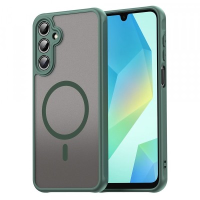 Husa MagSafe pentru Samsung Galaxy A16 5G A166 / A16 4G A165, Techsuit, HaloFrost II, Verde foto