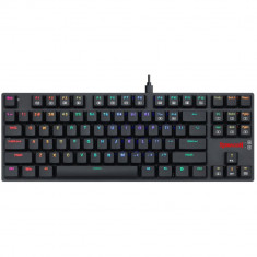 Tastatura gaming Redragon APS TKL, Iluminare RGB, Mecanica, Negru