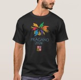 Echipa națională de hochei tricou de bărbați PRAGANO 2024 Ice Hockey World Championship Czechia MS 2024 Black - S