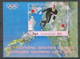 Yemen 1970 Sport, imperf. sheet, used L.109