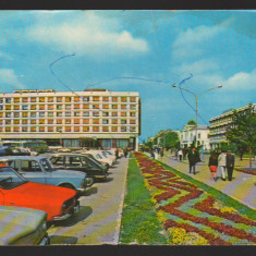 CPIB 18792 CARTE POSTALA - PITESTI. HOTEL MUNTENIA, NECIRCULAT