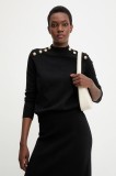 Answear.LAB pulover de cașmir culoarea negru, cu turtleneck