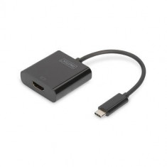 Adaptor ASSMANN ELECTRONIC HDMI - USB-C 0.15m Black foto