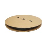Tub termocontractabil negru 20 mm, rola 100 m pentru cabluri electrice
