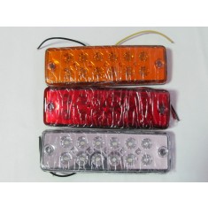 Lampa laterala 12 LED-uri 24v lumina alba