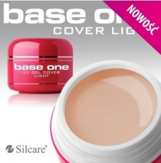 Gel UV pentru unghii SILCARE Base One, 15 g, light cover foto