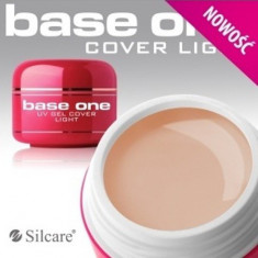 Gel UV pentru unghii SILCARE Base One, 15 g, light cover