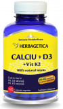 CALCIU+D3+VIT. K2 120CPS, Herbagetica