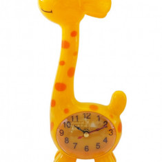 Ceas de masa in forma de Girafa, Galben, 23 cm, 1484GG