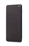 Display LCD Samsung Galaxy S10+ G975 Albastru + Rama Inlocuire