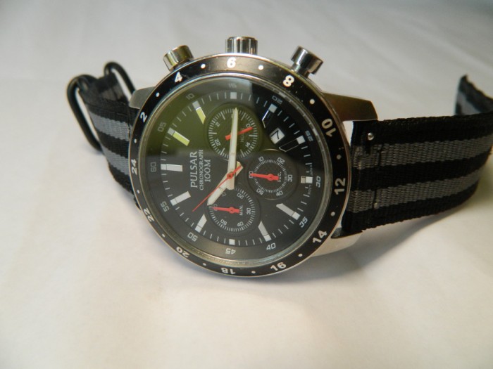 Ceas barbatesc Pulsar (by seiko) Chronograph , 100M cod P10
