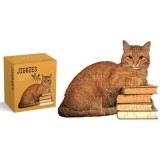 Cat Reader Jiggie Puzzle 81 Piece : Die-Cut 81-Piece Jigsaw