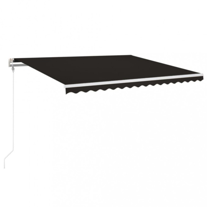 Copertina retractabila automat, antracit, 400x350 cm