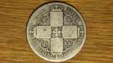 Anglia Marea Britanie -moneda rara argint 925 - 1 florin 1873 - Victoria tanara, Europa