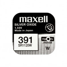 Baterie ceas Maxell SR1120W V391 AG8 1.55V, oxid de argint, 10buc/cutie