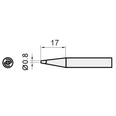 VARF CIOCAN DE LIPIT 0.8D -PROSKIT- 5SI-216N-0.8D PROSKIT foto