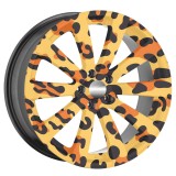 Folie decorativa jante auto fjt-12, set 4 bucati, diametru 60 cm, autoadeziva, imprimare ecosolvent, rezistenta uv si intemperii