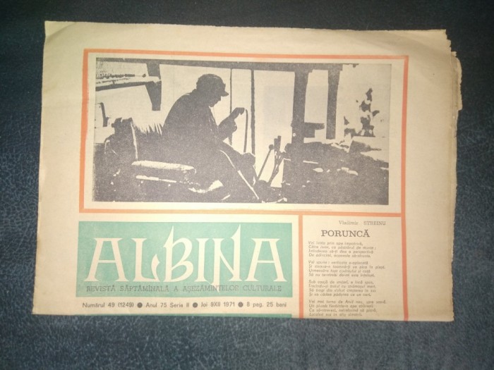 REVISTA ALBINA 9 DECEMBRIE 1971