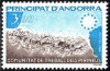 Andorra franceza 1984 - Cooperare 1v.neuzat,perfecta stare(z), Nestampilat