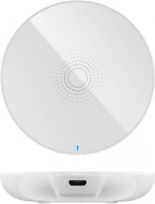 Incarcator fara fir wireless 5W 1A alb pentru dispozitive standard QI Goobay foto