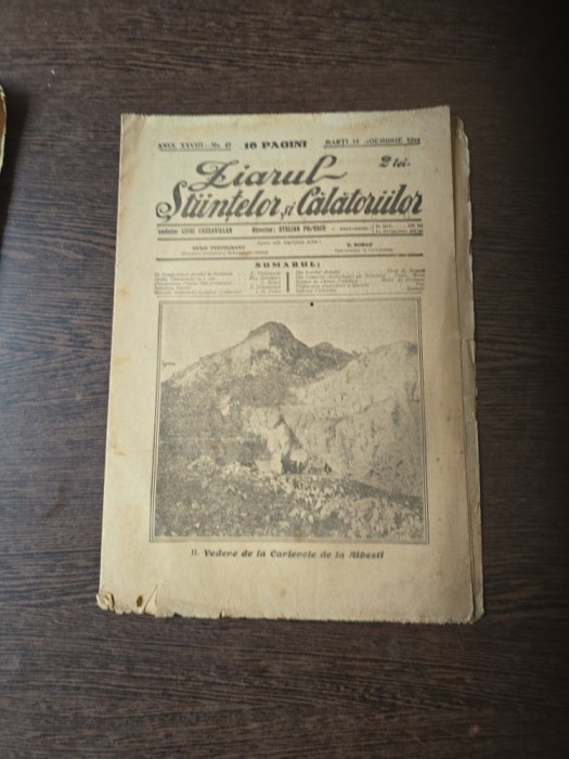 Ziarul Ştiinţelor şi Călătoriilor - nr. 47/1924