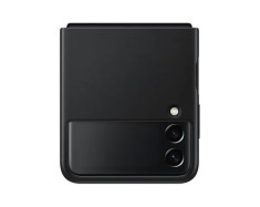 HUSA Smartphone Samsung, pt Galaxy Z Flip3, tip back cover (protectie spate), piele, ultrasubtire, negru, &quot;EF-VF711LBEGWW&quot;