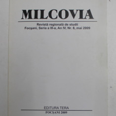 MILCOVIA , REVISTA REGIONALA DE STUDII , SERIA A III - A , AN IV , NUMARUL 8 , MAI , 2009