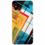 Husa silicon pentru Xiaomi Mi 8 Pro, Abstraction Color Shape