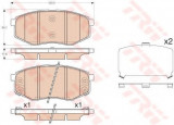 Set placute frana,frana disc KIA SOUL II (PS) (2014 - 2016) TRW GDB3553