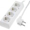 Prelungitor Schuko 4 Prize Alb 16A