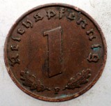2.423 GERMANIA 1 REICHSPFENNIG 1937 F, Europa, Bronz