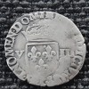 Moneda Argint Franta 1/8 Ecu 1585 Bayonne Henric III - Numismatica