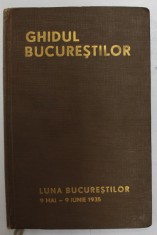 GHIDUL BUCURESTILOR 1935, LIPSA HARTA foto